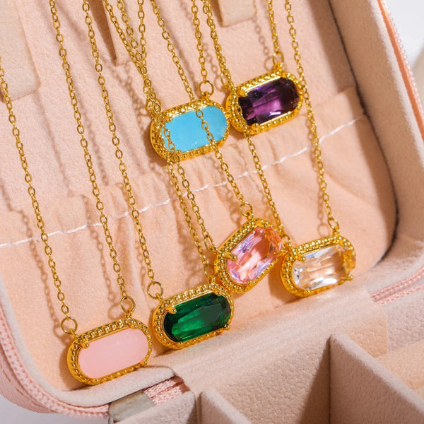 SearchFindOrder Stone Aura Necklace