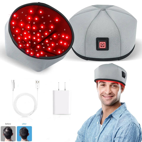 SearchFindOrder Stress-Relieving LED Cap for Hair Loss Prevention