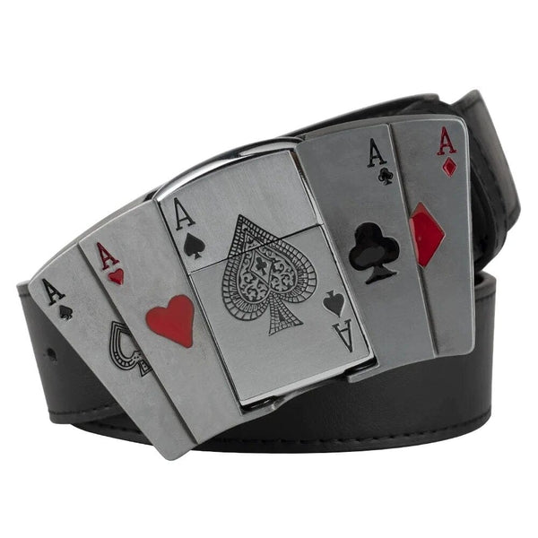 SearchFindOrder Style 8 Stealth Ignition Belt Fashionably Functional Kerosene Lighter Buckle for Men