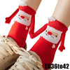 SearchFindOrder StyleC 03 1Pair 2 PCS Playful Magnetique Gaze Harmony Socks Black & White Edition