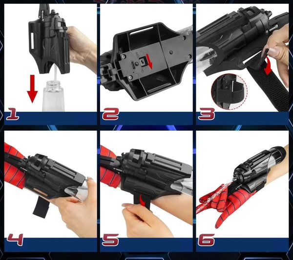 SearchFindOrder Superhero Wrist Water Gun