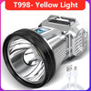 SearchFindOrder T998 Yellow light / China LED Strong Rechargeable Head Wear Flashlight