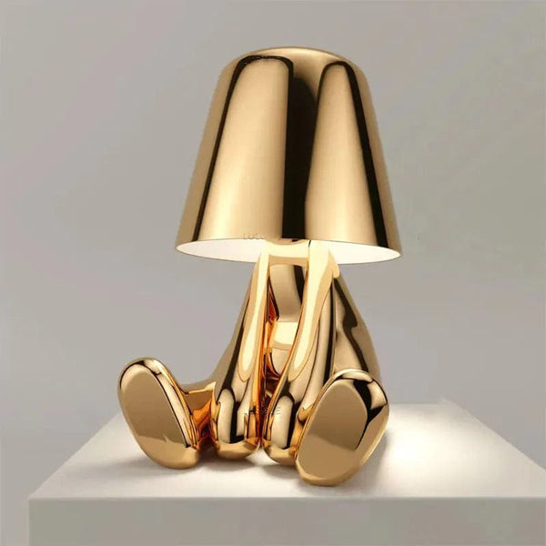 SearchFindOrder Thinkers lamp 01 Resin LED Table Lamp Cartoon Thinker Design