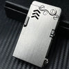 SearchFindOrder Titanium Handmade Brass Mechanical Gasoline Lighter