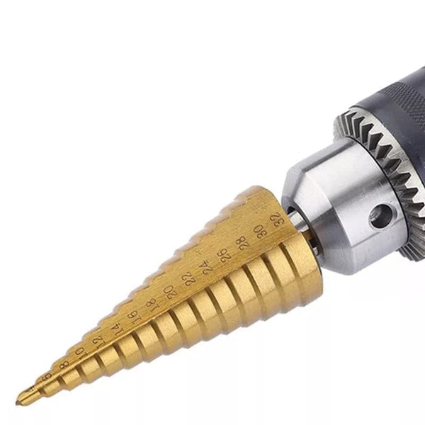 SearchFindOrder Titanium Pro Cut Precision Step Drill Set