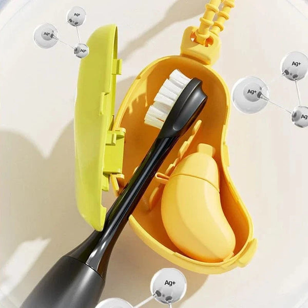 SearchFindOrder Toothbrush Head Cover & Toothpaste Dispenser