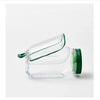 SearchFindOrder Transparent Green All-In-One Fresh Salad Bowl