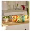 SearchFindOrder Transparent Green All-In-One Fresh Salad Bowl