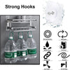 SearchFindOrder Transparent Heavy Duty Wall Hooks Screw Stickers