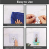 SearchFindOrder Transparent Heavy Duty Wall Hooks Screw Stickers
