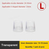 SearchFindOrder Transparent-L Fashionable and Protective High Heel Covers