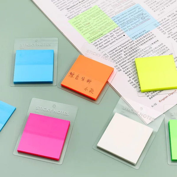 SearchFindOrder Transparent Waterproof Sticky Note Pads