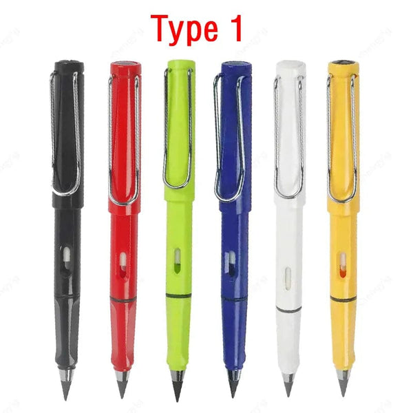 SearchFindOrder Type 1 Magic Flow 6-Piece Infinite Inkless Fountain Pen Set for Art, Sketching, and Kids' Gifts