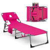 SearchFindOrder United States / Pink-1 pack Folding Adjustable Lounge Chair