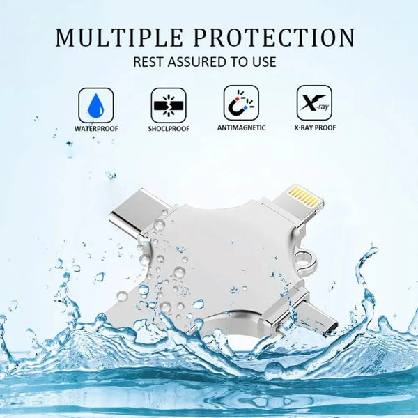 SearchFindOrder Universal Transfer Pro 4-in-1 Ultra Storage Flash Drive
