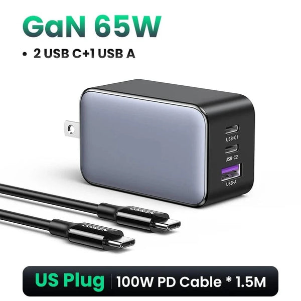 SearchFindOrder US Plug Add Cable / CHINA 65W Travel Adapter