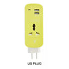 SearchFindOrder US PLUG Portable Universal Sockets with USB Charger Outlet US/EU/UK