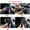 SearchFindOrder Vehicle Start-Stop Button Decorative Cover – Elevate Your Car Interior with Style