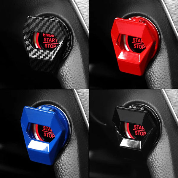 SearchFindOrder Vehicle Start-Stop Button Decorative Cover – Elevate Your Car Interior with Style
