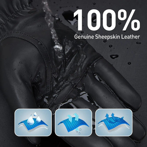 SearchFindOrder Velvet Touch Winter Charm Leather Gloves Luxe Edition