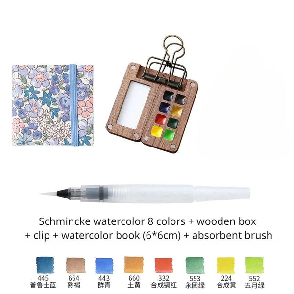 SearchFindOrder Watercolor set B Portable Travel Watercolor Set