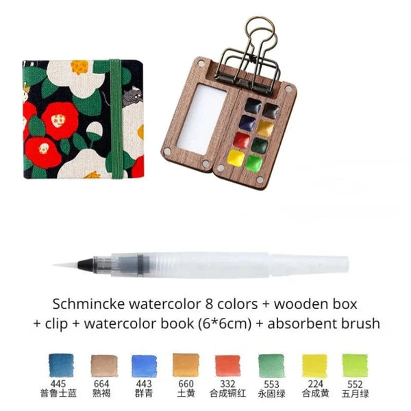 SearchFindOrder Watercolor set C Portable Travel Watercolor Set