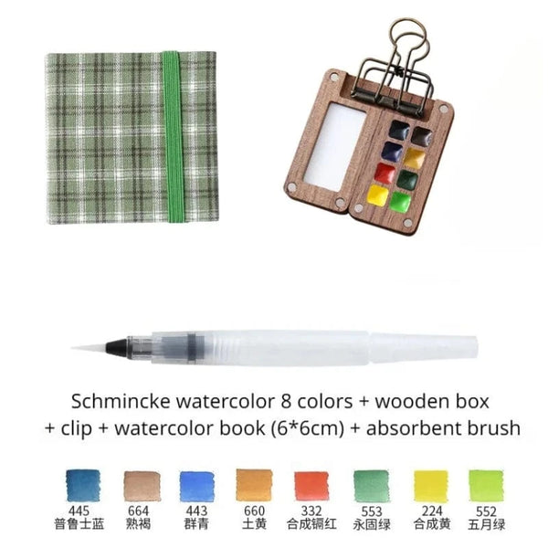 SearchFindOrder Watercolor set D Portable Travel Watercolor Set