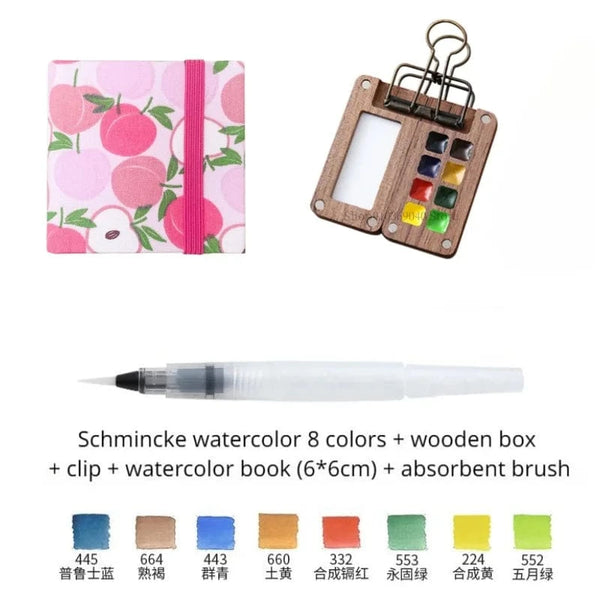 SearchFindOrder Watercolor set G Portable Travel Watercolor Set