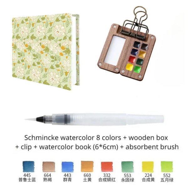 SearchFindOrder Watercolor set H Portable Travel Watercolor Set