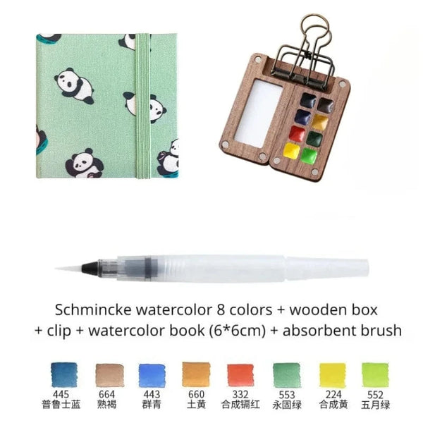 SearchFindOrder Watercolor set J Portable Travel Watercolor Set