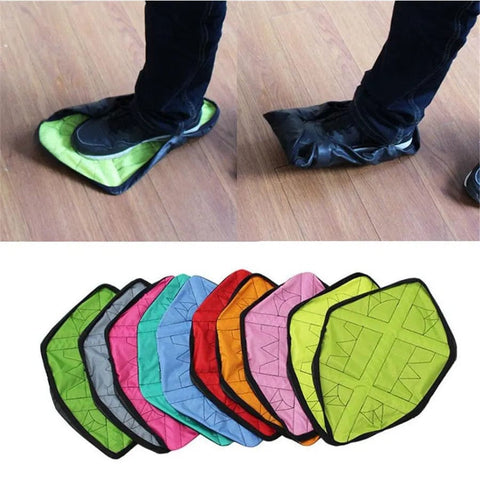 SearchFindOrder Waterproof Handsfree Automatic Step-in-Shoe Covers