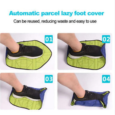 SearchFindOrder Waterproof Handsfree Automatic Step-in-Shoe Covers
