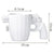 SearchFindOrder White / 301-400ml Creative Revolver Pistol Mug