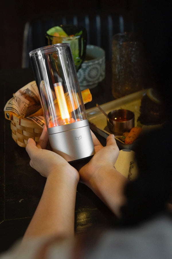 SearchFindOrder WHITE 360° Candle Lamp Led Night Light
