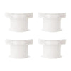 SearchFindOrder White 4pcs Heavy Duty Bed Sheet Corner Clips