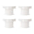 SearchFindOrder White 4pcs Heavy Duty Bed Sheet Corner Clips