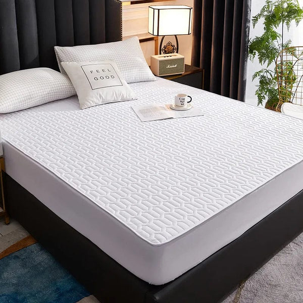 SearchFindOrder White / 90x200x30cm Waterproof Thicken Mattress Pad