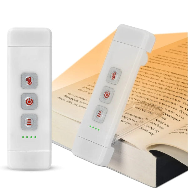 SearchFindOrder White Clip-on Book Light