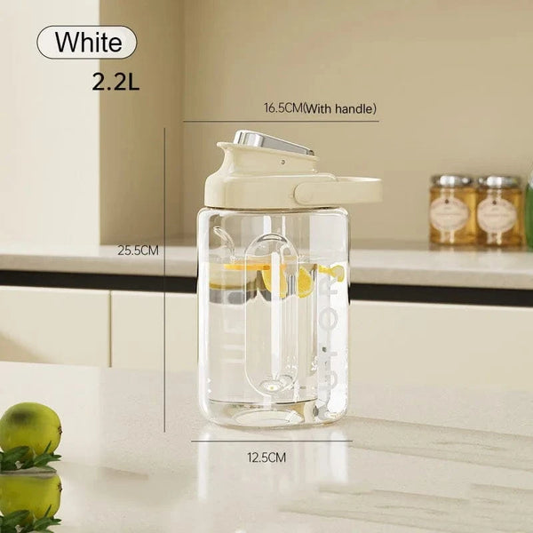 SearchFindOrder White Easy Portable Cold Water Fridge Drink Dispenser