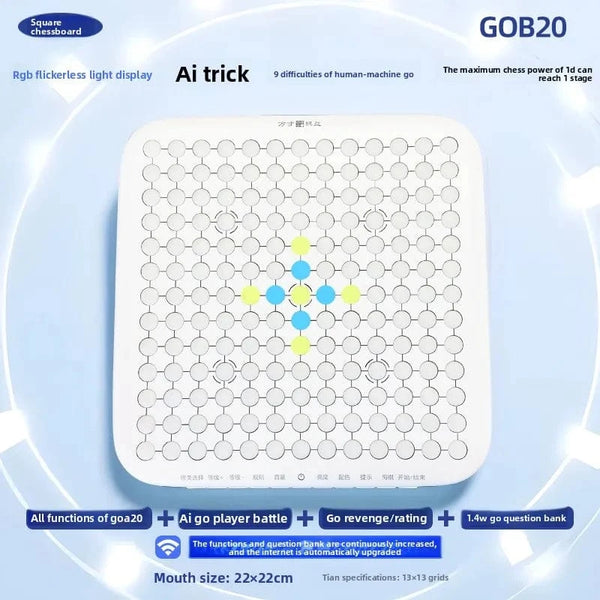 SearchFindOrder White Electronic Chessboard