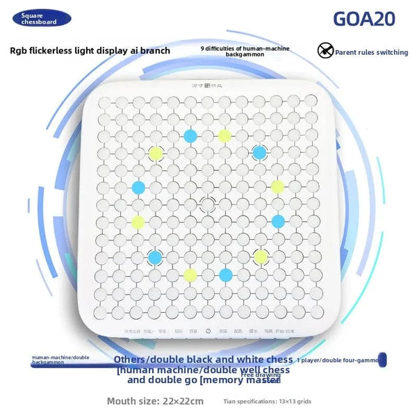 SearchFindOrder White Electronic Chessboard