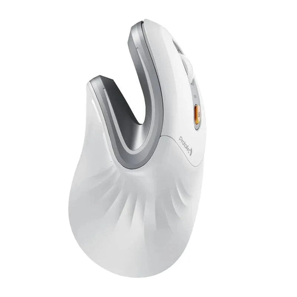 SearchFindOrder White Ergonomic Mouse