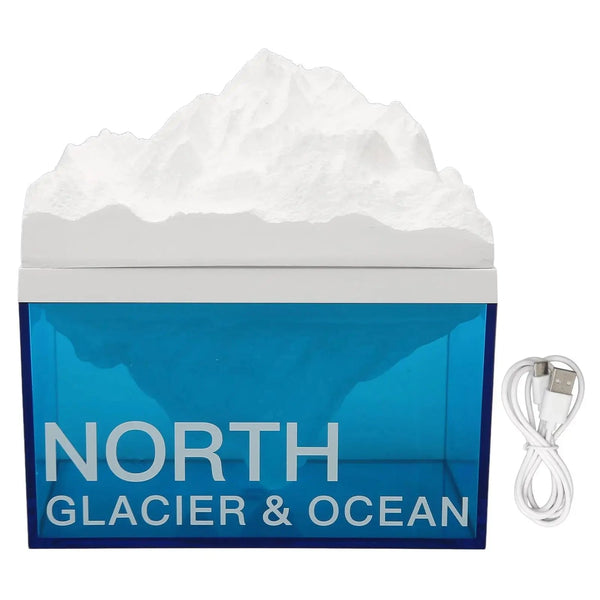 SearchFindOrder White Iceberg Aromatherapy Bluetooth Speaker Night Lamp