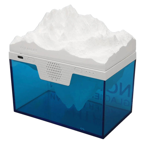 SearchFindOrder White Iceberg Aromatherapy Bluetooth Speaker Night Lamp