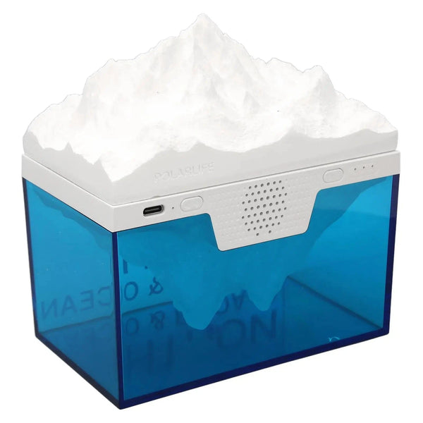SearchFindOrder White Iceberg Aromatherapy Bluetooth Speaker Night Lamp