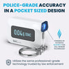 SearchFindOrder White Keychain Breathalyzer