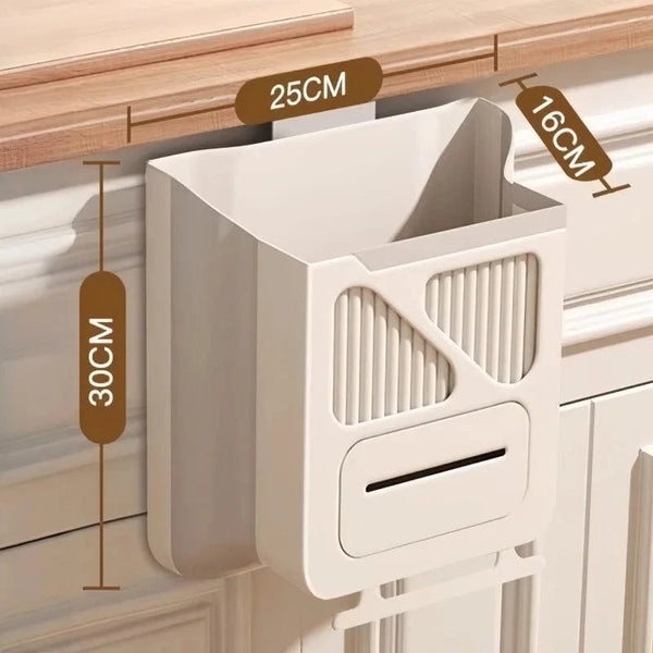 SearchFindOrder White Large Wall Mounted Garbage Basket