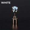 SearchFindOrder White LED Flash Bling Earrings