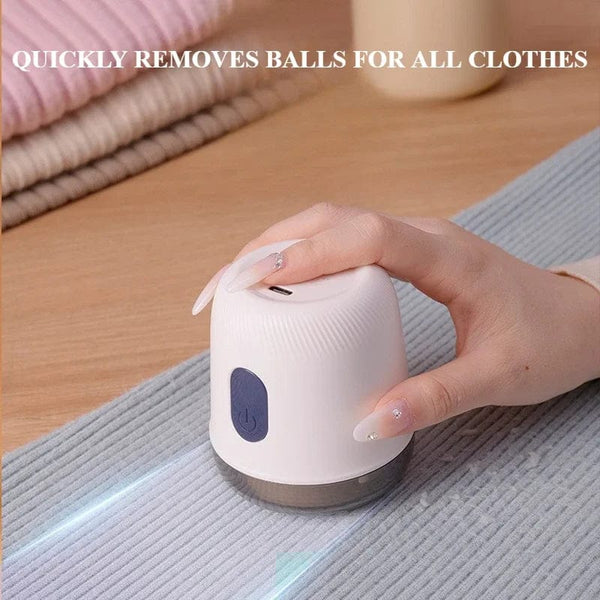 SearchFindOrder White Mini Fabric Shaver Electric Lint Remover