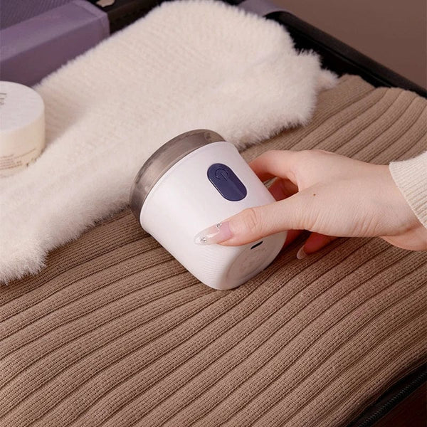 SearchFindOrder White Mini Fabric Shaver Electric Lint Remover
